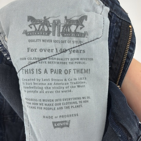 Levi’s 511 Jeans in Dark Wash Blue Men’s Size 30x30 - Picture 4 of 9